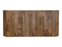 International Furniture Direct - BALAM CONSOLE TABLE - Dark Brown Wood - Tables