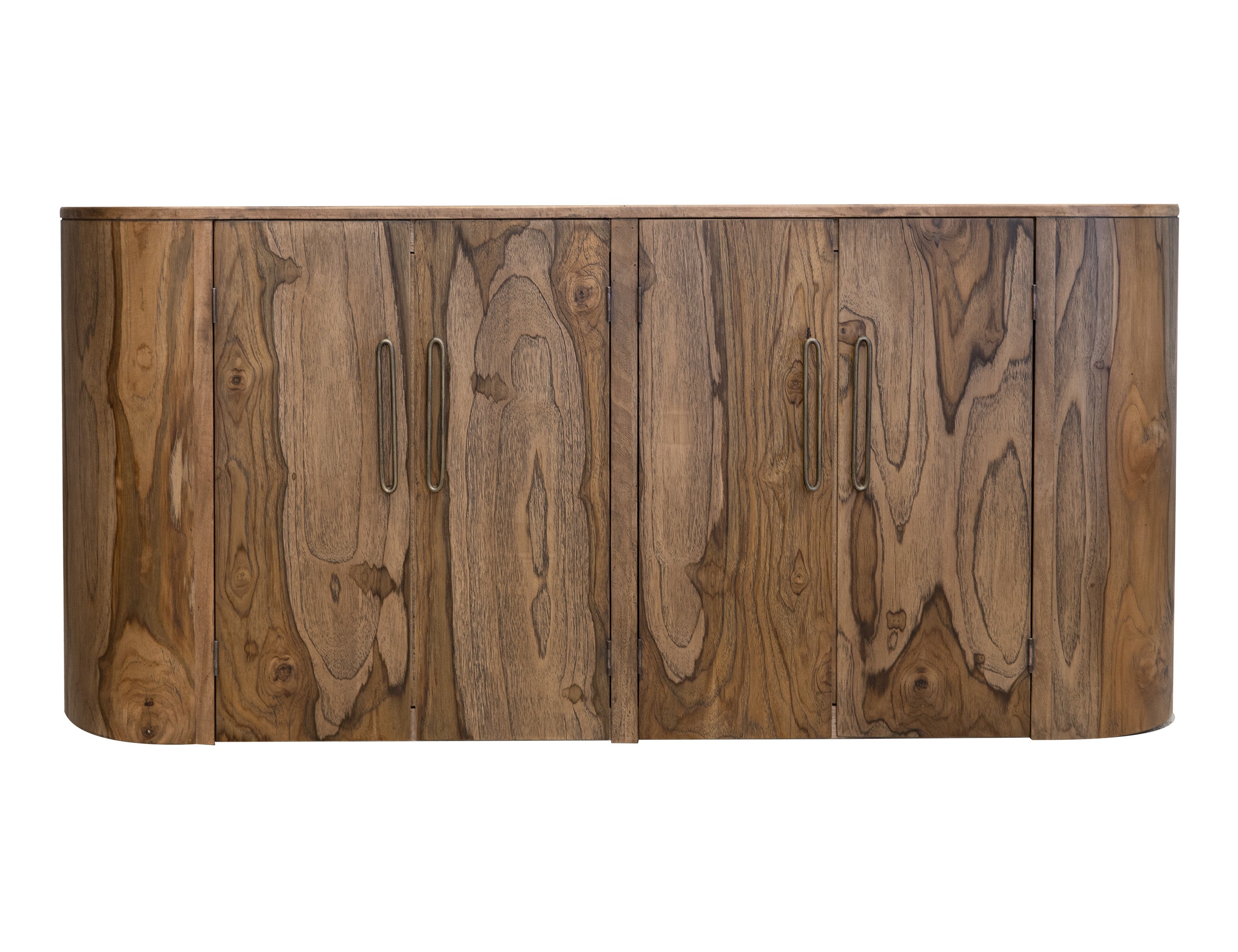 International Furniture Direct - BALAM CONSOLE TABLE - Dark Brown Wood - Tables