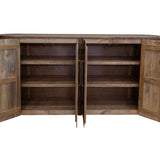 International Furniture Direct - BALAM CONSOLE TABLE - Dark Brown Wood - Tables - Additional View 1