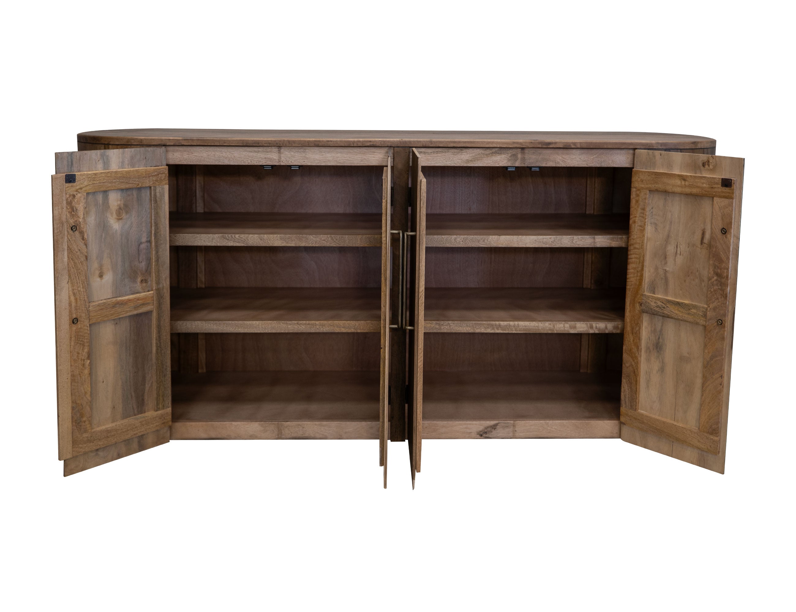 International Furniture Direct - BALAM CONSOLE TABLE - Dark Brown Wood - Tables - Additional View 1