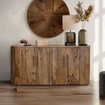 International Furniture Direct - BALAM CONSOLE TABLE - Dark Brown Wood - Tables - Additional View 2