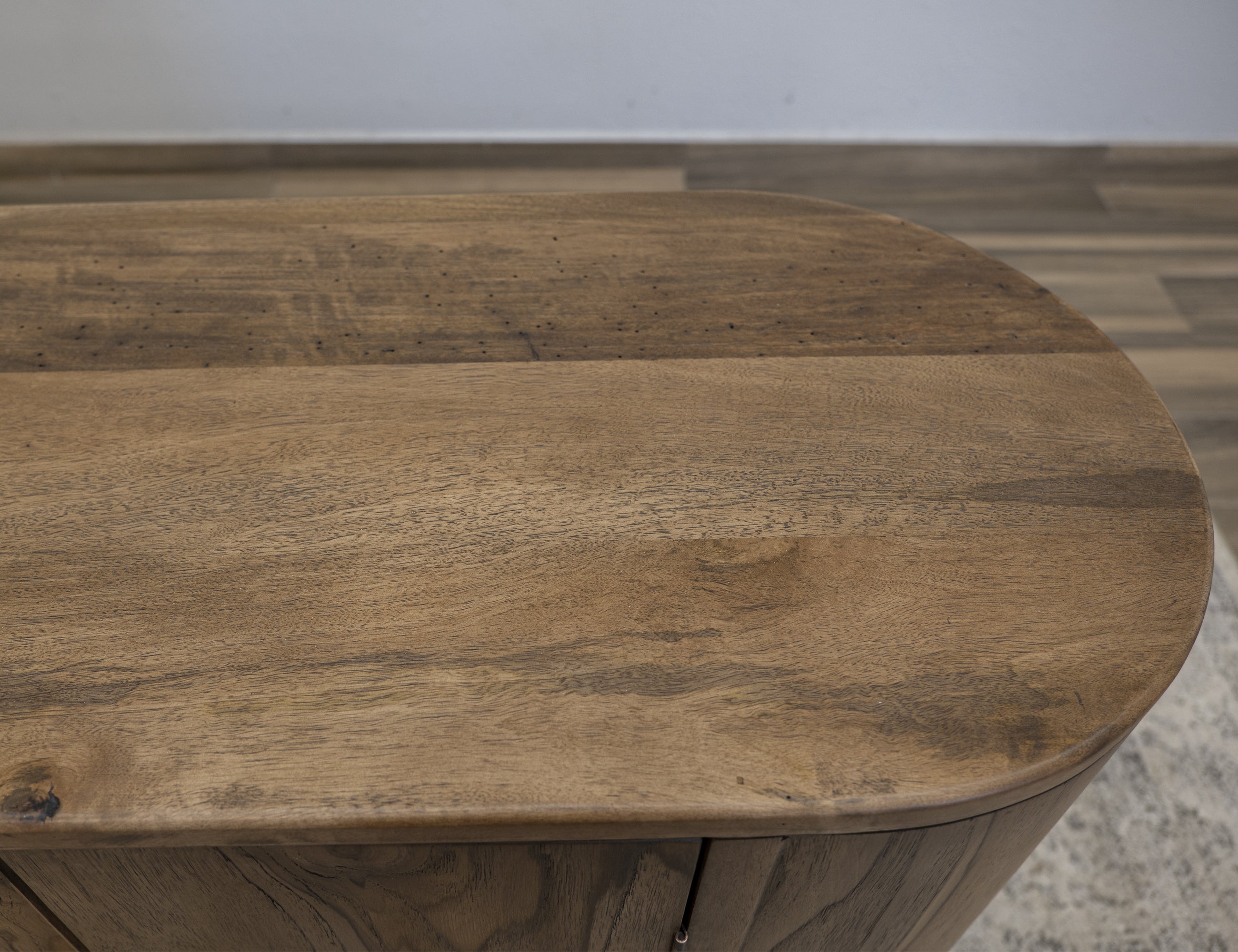International Furniture Direct - BALAM CONSOLE TABLE - Dark Brown Wood - Tables - Additional View 3
