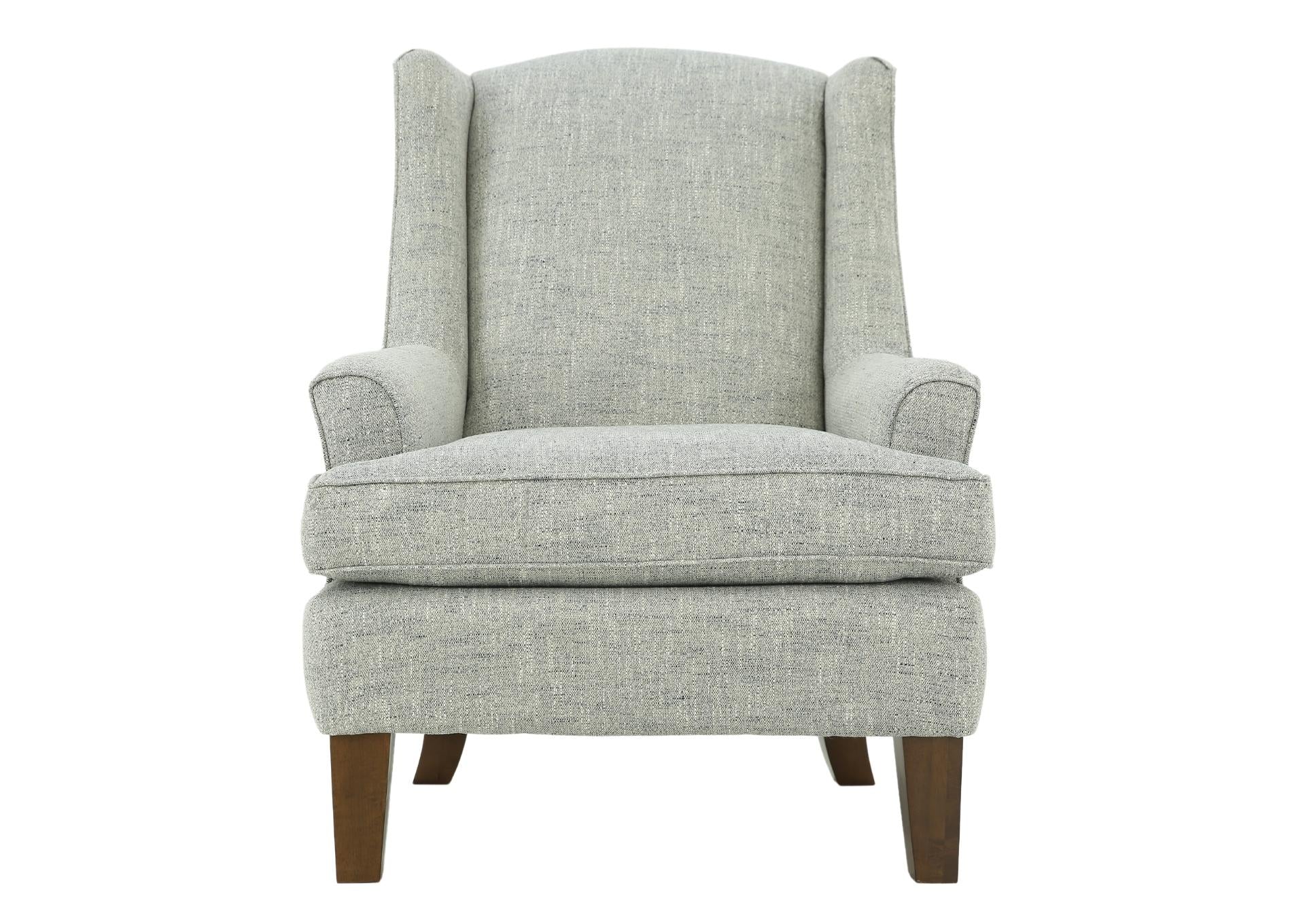 Andrea Wingback Chair - Vapor