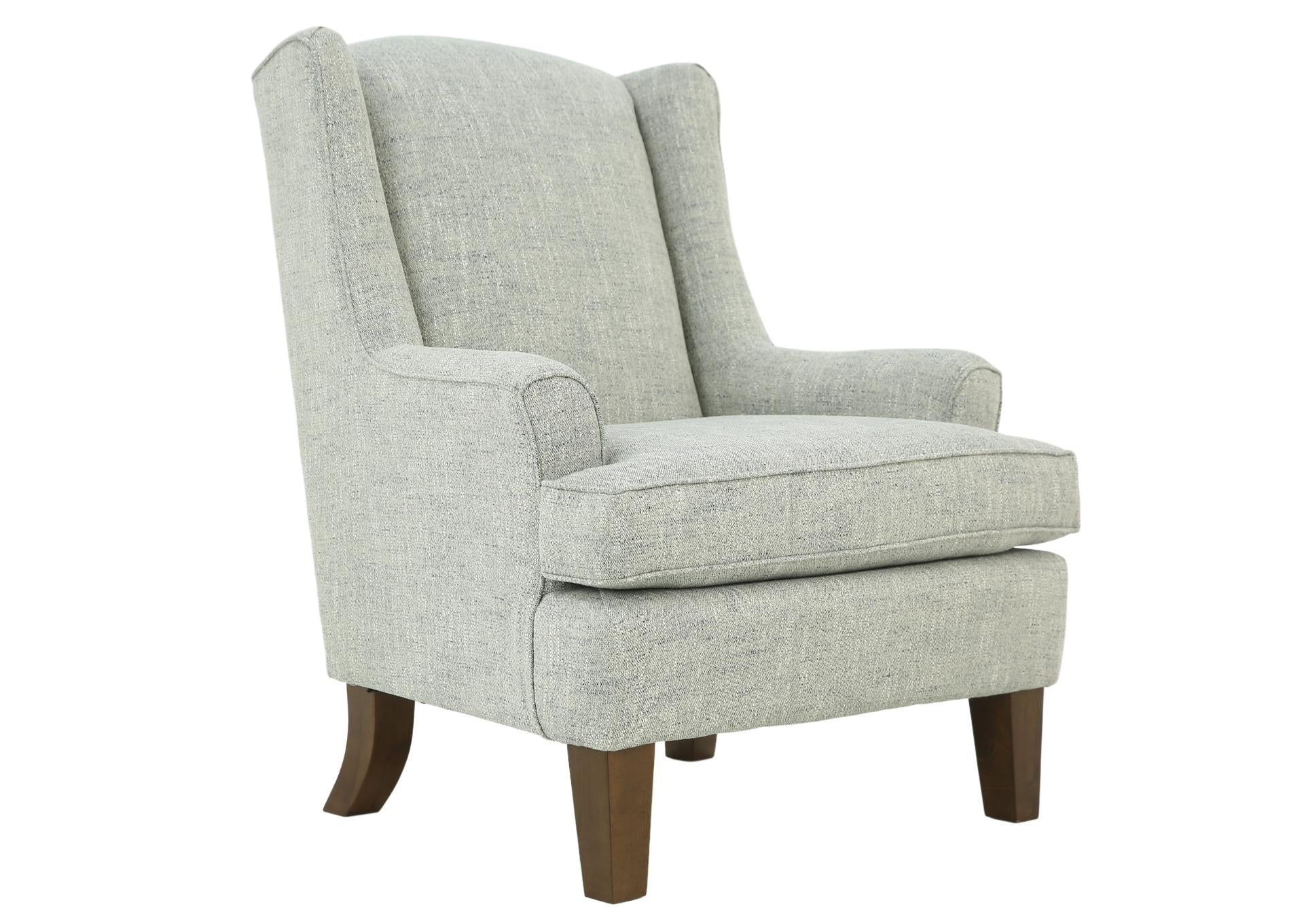 Andrea Wingback Chair - Vapor - Additional View 1