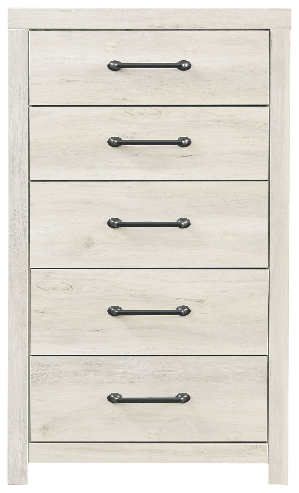 Ashley Furniture - Cambeck Five Drawer Chest - White - Beige Wood - Chests - Additional View 4