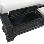 Elements International - KINGS COURT BLACK KING BED - Wood - Beds - Additional View 6