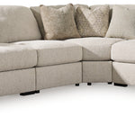 Ashley Furniture - BALLYTON SAND 4 PIECE SECTIONAL - Beige Fabric - Sectionals