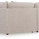 Ashley Furniture - BALLYTON SAND 4 PIECE SECTIONAL - Beige Fabric - Sectionals - Additional View 2