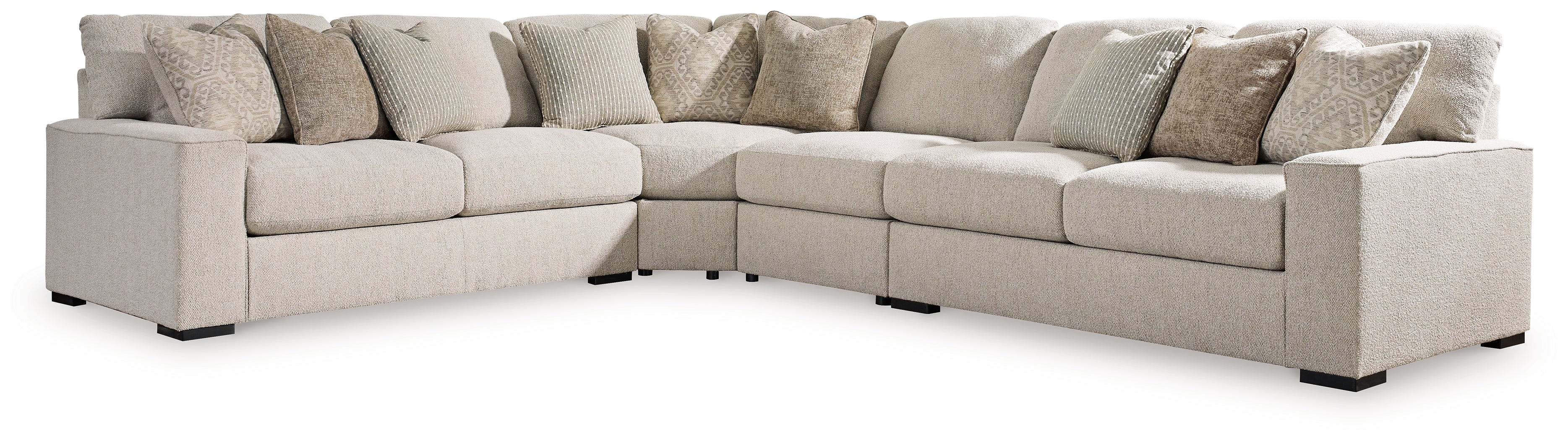 Ashley Furniture - BALLYTON SAND 4 PIECE SECTIONAL - Beige Fabric - Sectionals - Additional View 3