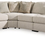 Ashley Furniture - BALLYTON SAND 4 PIECE SECTIONAL - Beige Fabric - Sectionals - Additional View 3