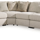 Ashley Furniture - BALLYTON SAND 4 PIECE SECTIONAL - Beige Fabric - Sectionals - Additional View 3