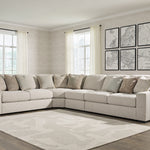 Ashley Furniture - BALLYTON SAND 4 PIECE SECTIONAL - Beige Fabric - Sectionals - Additional View 4