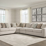 Ashley Furniture - BALLYTON SAND 4 PIECE SECTIONAL - Beige Fabric - Sectionals - Additional View 4