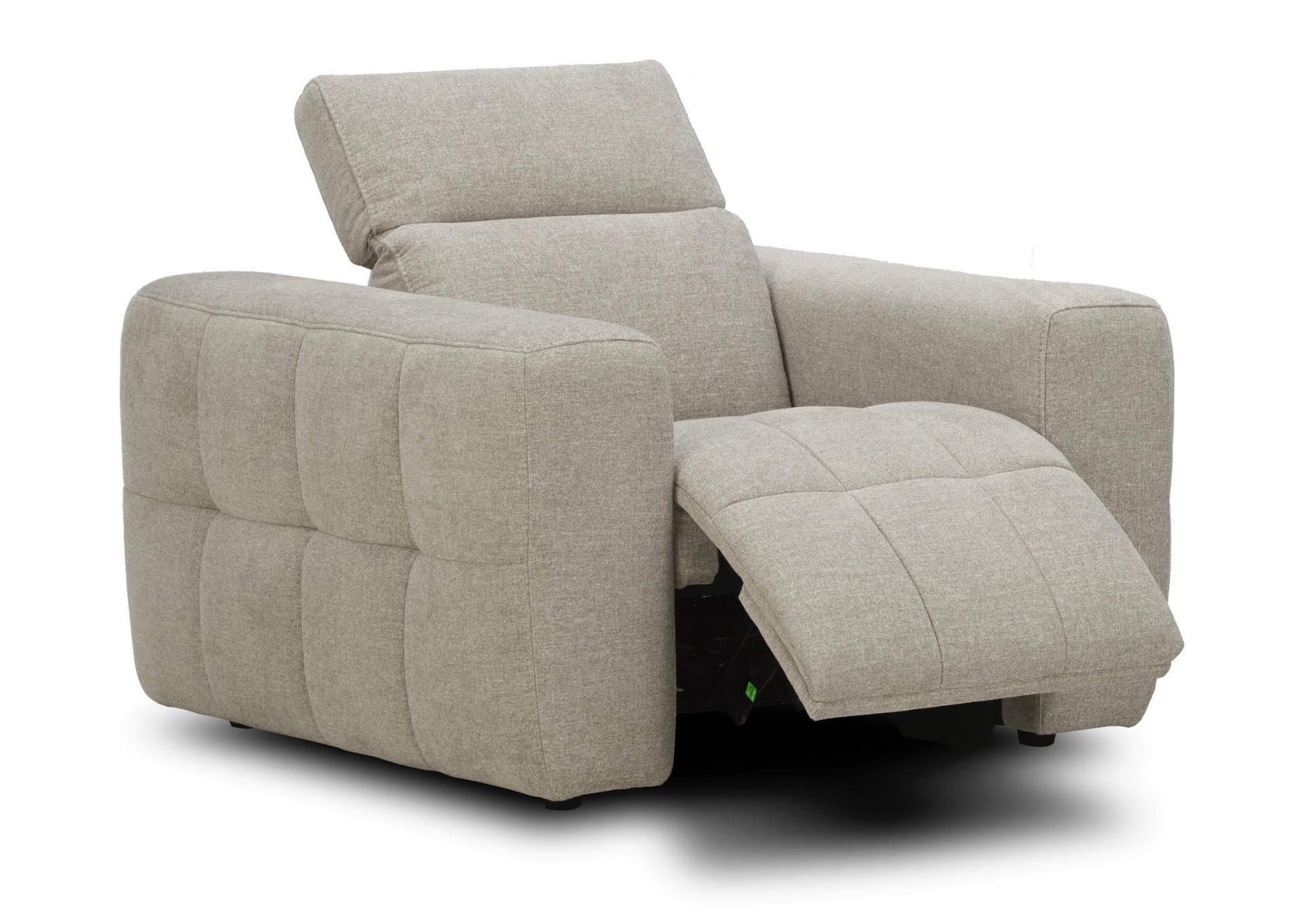 BRENT SAND POWER RECLINER - Additional View 2