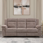 Steve Silver Furniture - SYDNEY RECLINING GLIDER SOFA - Light Brown Fabric - Sofas - Additional View 1
