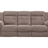 Sydney Manual Recliner Sofa - Brown