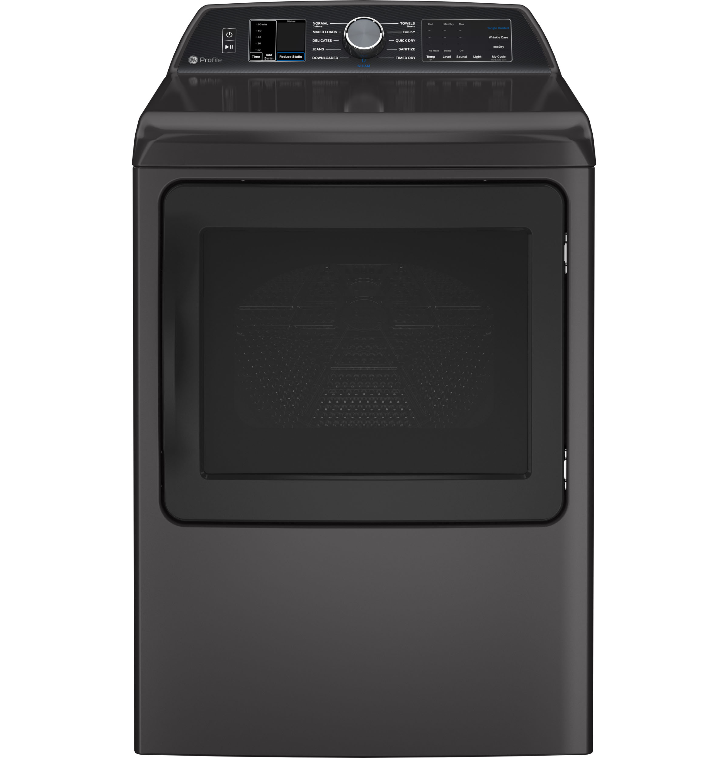 GE DIAMOND GRAY 7.4CU ELECTRIC DRYER - Dark Gray - Dryers