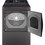 GE DIAMOND GRAY 7.4CU ELECTRIC DRYER - Dark Gray - Dryers - Additional View 1