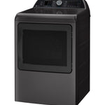 GE DIAMOND GRAY 7.4CU ELECTRIC DRYER - Dark Gray - Dryers - Additional View 3