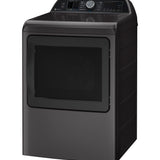 GE DIAMOND GRAY 7.4CU ELECTRIC DRYER - Dark Gray - Dryers - Additional View 3