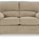 Ashley Furniture - Simplejoy Loveseat - Sand - Beige Fabric - Loveseats - Additional View 2