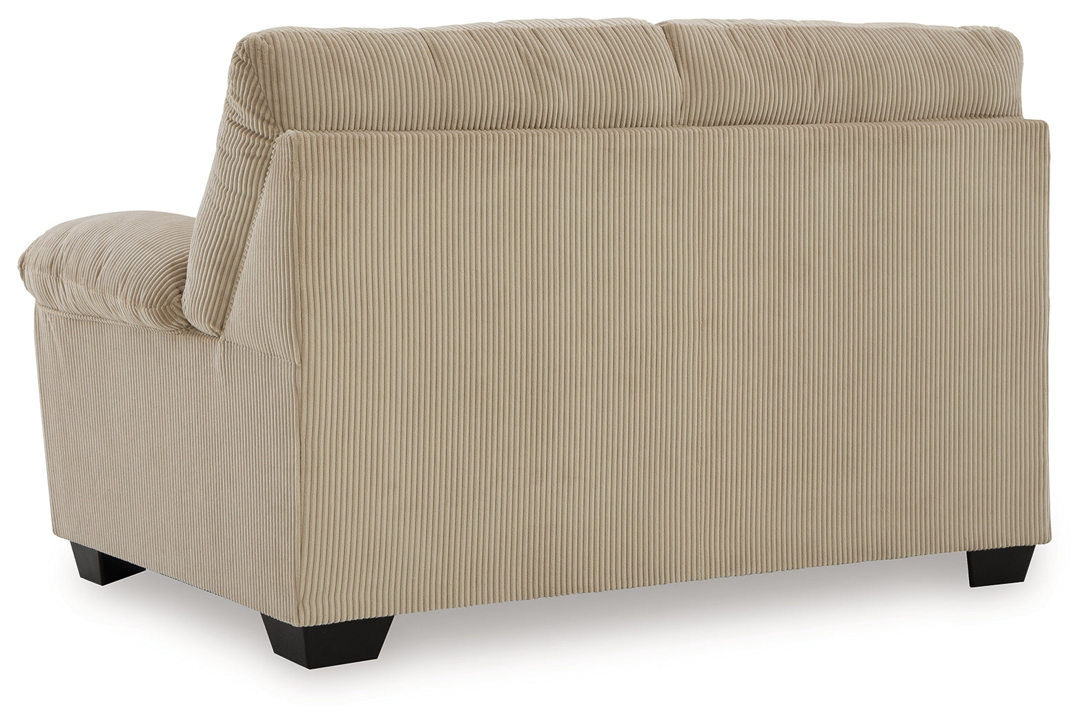 Ashley Furniture - Simplejoy Loveseat - Sand - Beige Fabric - Loveseats - Additional View 4