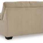 Ashley Furniture - Simplejoy Loveseat - Sand - Beige Fabric - Loveseats - Additional View 4