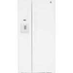 GE WHITE SIDE BY SIDE 23CU REFRIGERATOR - Refrigerators