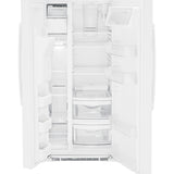 GE WHITE SIDE BY SIDE 23CU REFRIGERATOR - Refrigerators - Additional View 2