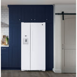 GE WHITE SIDE BY SIDE 23CU REFRIGERATOR - Refrigerators - Additional View 6