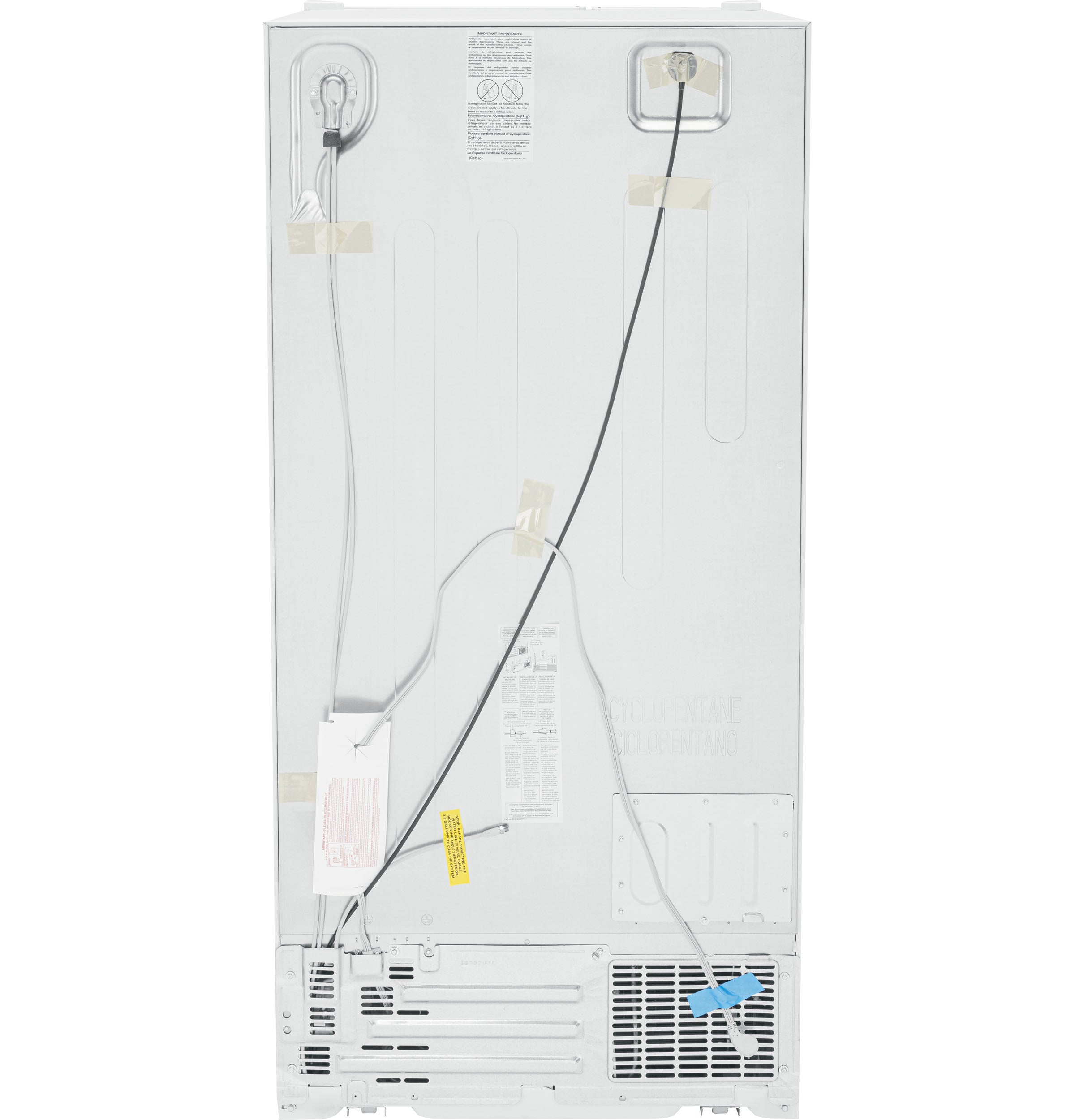GE WHITE SIDE BY SIDE 23CU REFRIGERATOR - Refrigerators - Additional View 7