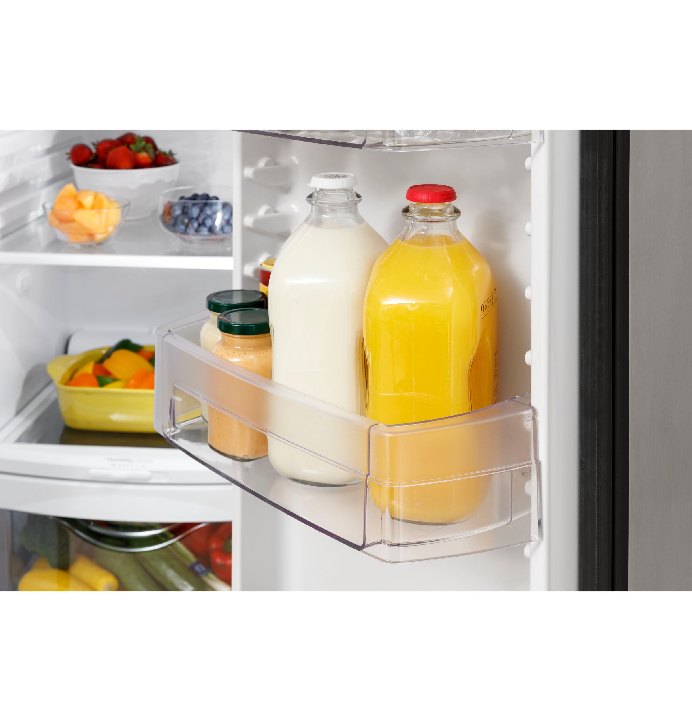GE WHITE SIDE BY SIDE 23CU REFRIGERATOR - Refrigerators - Additional View 11