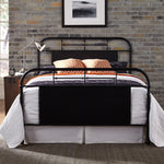 Liberty Furniture - Vintage Series King Metal Bed - Black - Beds