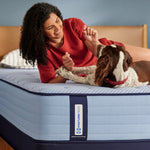 Tempur Sealy - MEDINA II FIRM KING MATTRESS - Light Blue|Blue Fabric - Mattresses - Additional View 6