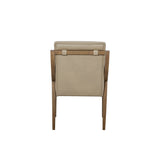 Elure Leather Sling Chair - Latte