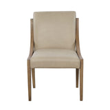 Elure Leather Sling Chair - Latte