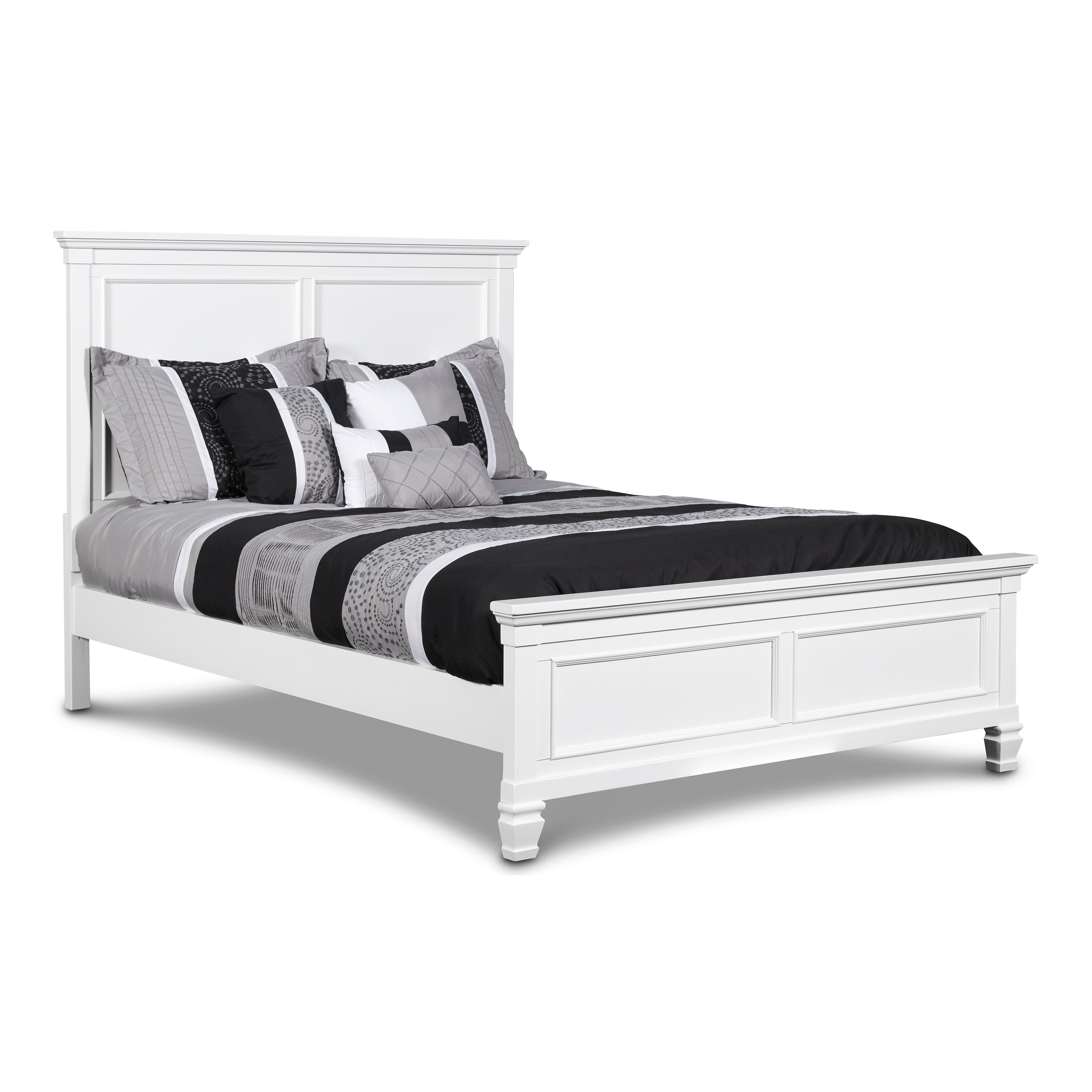 New Classic - Tamarack Queen Bed - White - Wood - Beds