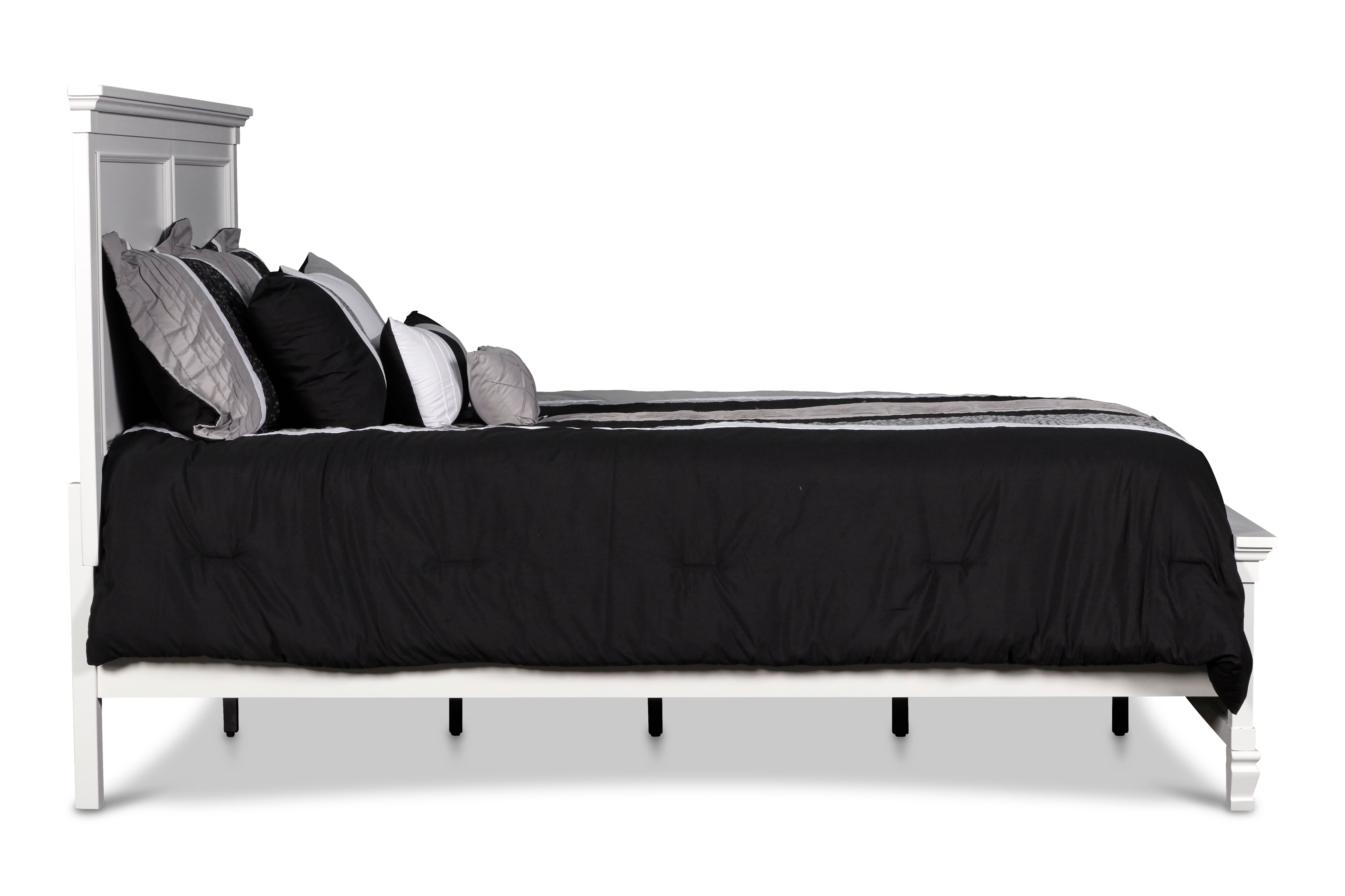 New Classic - Tamarack Queen Bed - White - Wood - Beds - Additional View 2