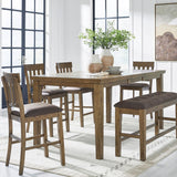 Broxtyn 6 Piece Counter Height Dining Set
