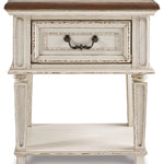 Ashley Furniture - Realyn One Drawer Night Stand - White Wood - Nightstands - Additional View 4