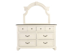 Mallory Dresser And Mirror - Weathered