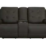 IRIS CHARCOAL RECLINING POWER LOVESEAT WITH CONSOLE P2