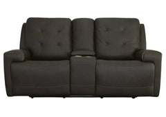 IRIS CHARCOAL RECLINING POWER LOVESEAT WITH CONSOLE P2