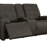 IRIS CHARCOAL RECLINING POWER LOVESEAT WITH CONSOLE P2 - Additional View 2