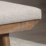 Steve Silver Furniture - RIVERDALE DINING BENCH - Light Brown Wood - Benches - Additional View 3