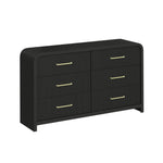 Elements International - RIDGEMONT BLACK DRESSER - Wood - Dresser & Mirror