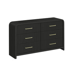 Elements International - RIDGEMONT BLACK DRESSER - Wood - Dresser & Mirror