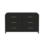 Elements International - RIDGEMONT BLACK DRESSER - Wood - Dresser & Mirror - Additional View 2