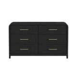 Elements International - RIDGEMONT BLACK DRESSER - Wood - Dresser & Mirror - Additional View 2