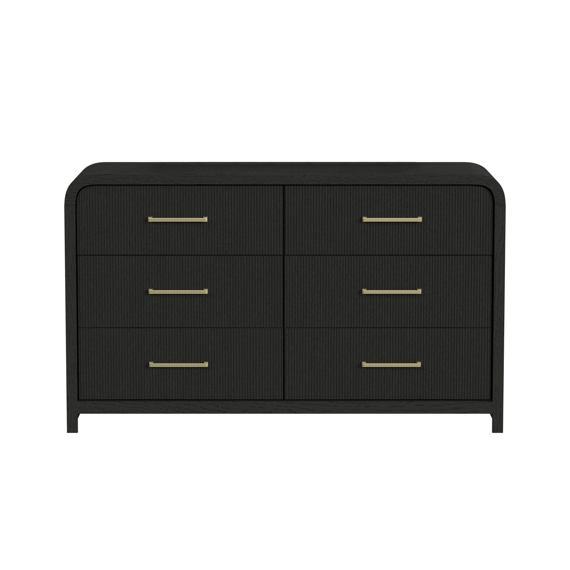 Elements International - RIDGEMONT BLACK DRESSER - Wood - Dresser & Mirror - Additional View 2